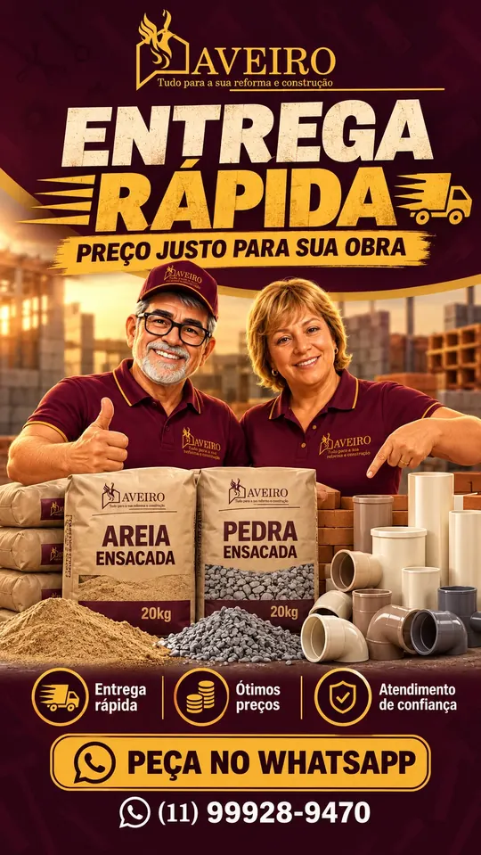 Story: Entrega rápida, preço justo para sua obra